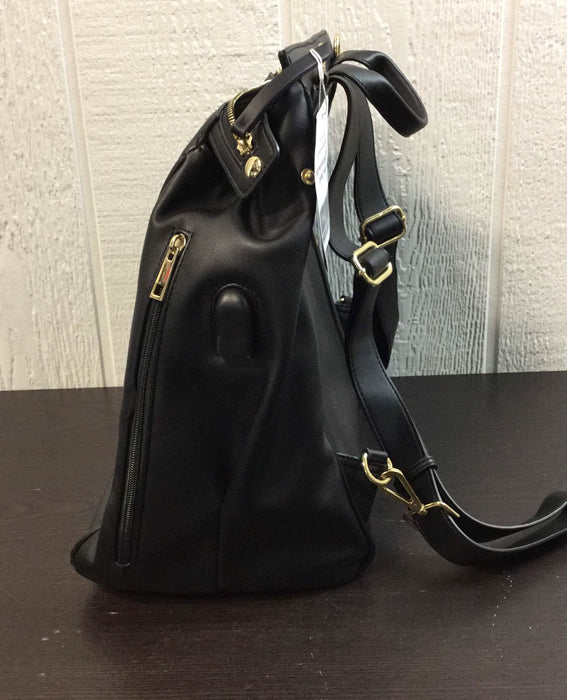 secondhand Mia + Sophia Leather Diaper Bag Backpack