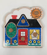 used Melissa & Doug Jumbo Knob Puzzle