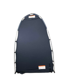 secondhand SlumberPod 3.0 Sleep Canopy with Fan, Black with Gray Accents