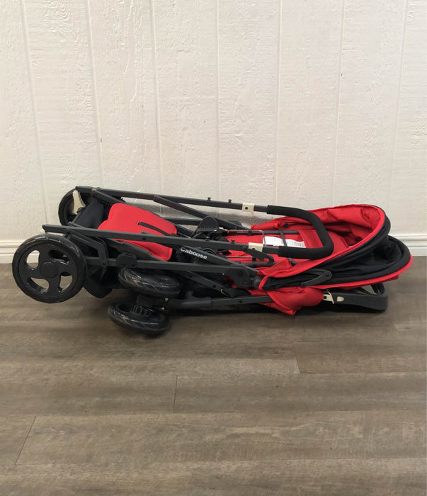 used Joovy Caboose Sit And Stand Tandem Double Stroller, Red 2021