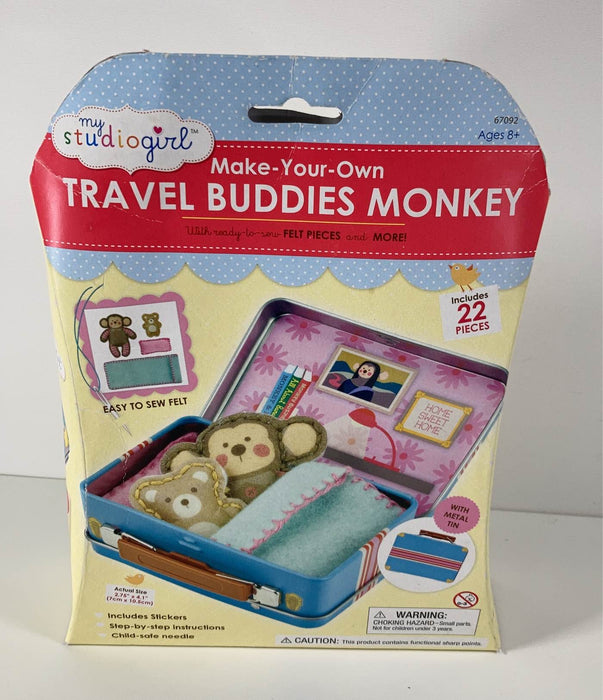 used My Studio Girl Make Your Own Travel Buddies Monkey