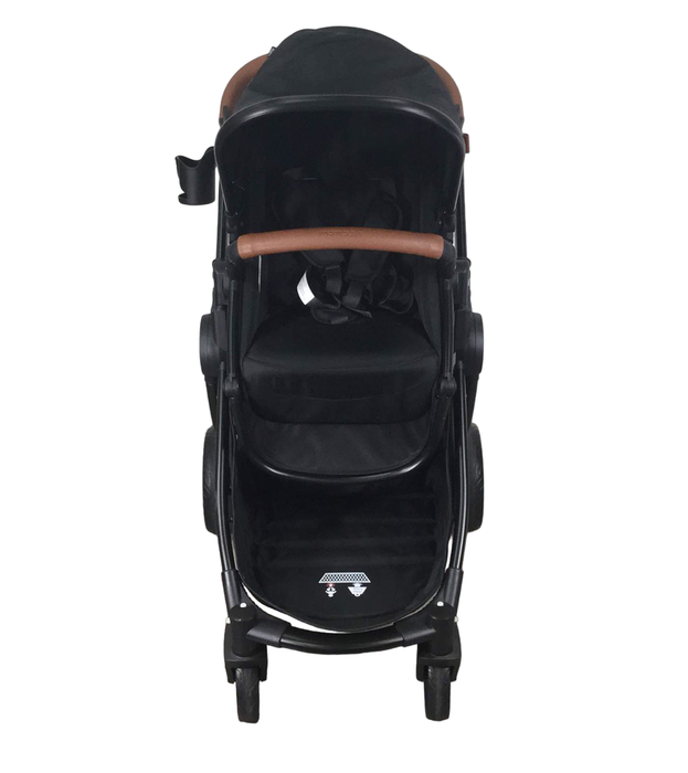 secondhand Mompush Ultimate 2 Baby Stroller, 2022, Black with Black Frame