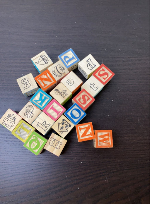 secondhand Winnie Oliver Toys Alphabet Blocks