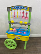 used American Plastic Toys Deluxe Ice Cream Cart Kitchen Set