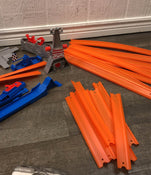 used Hot Wheels Track Builder 5-Lane Tower Starter Set