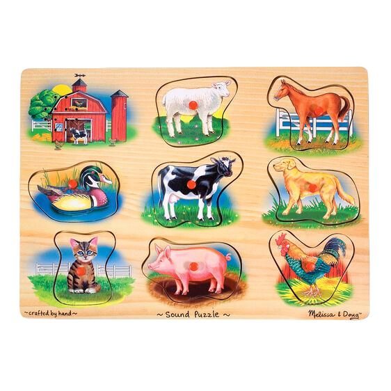 Shop Melissa & Doug Sound Puzzle, Farm at GoodBuy Gear