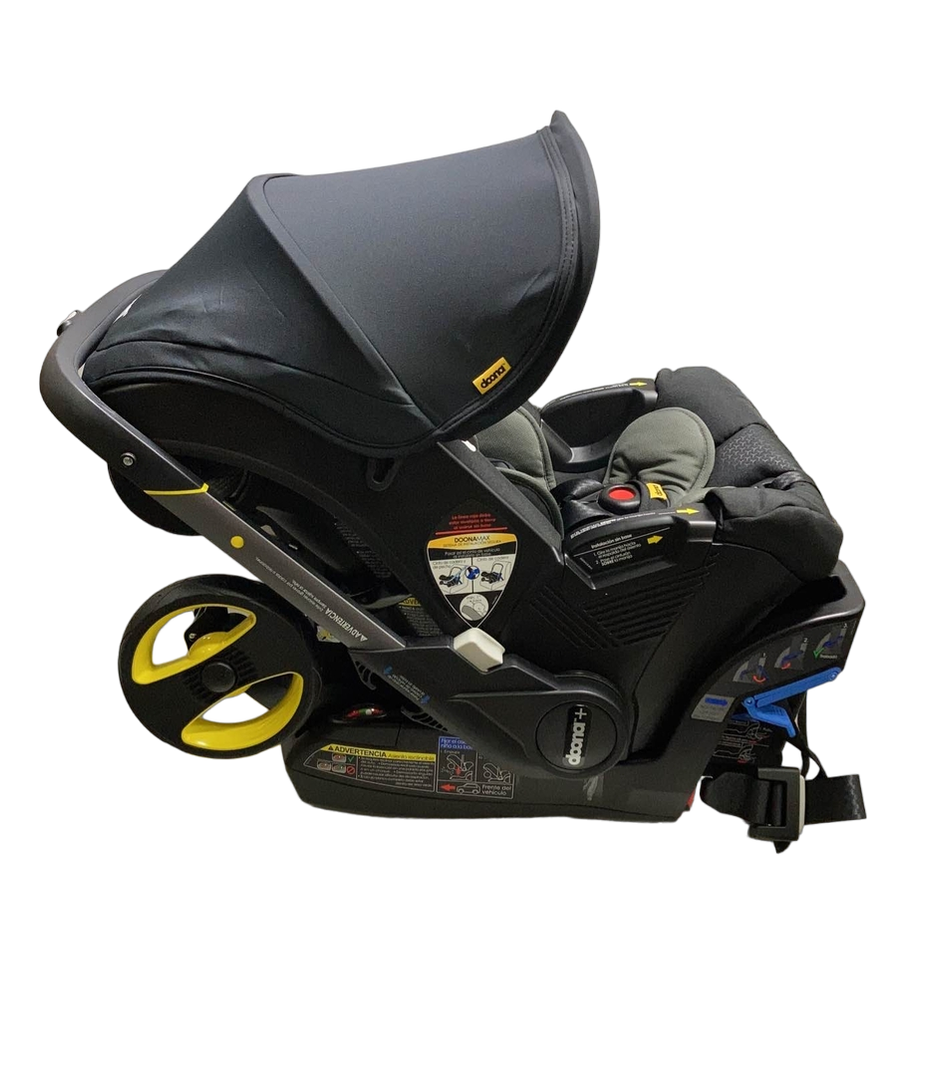 Doona Infant Car Seat & Stroller Combo, 2023, Nitro Black