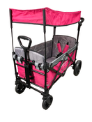 used Wonderfold X2 Push + Pull Double Stroller Wagon, 2021, Pretty-n-Pink