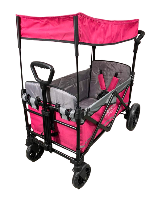 used Wonderfold X2 Push + Pull Double Stroller Wagon, 2021, Pretty-n-Pink