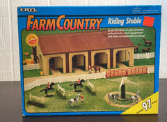 used ERTL Farm Country Riding Stable Set