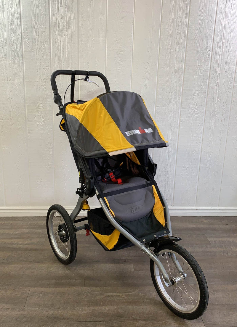 bob ironman double stroller yellow BOB Ironman Stroller, Yellow, 2016