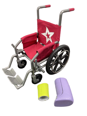 American Girl Wheelchair And Cast Acessories