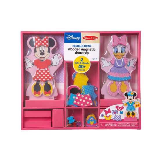 used Melissa & Doug Magnetic Dress-Up Set, Disney Minnie & Daisy