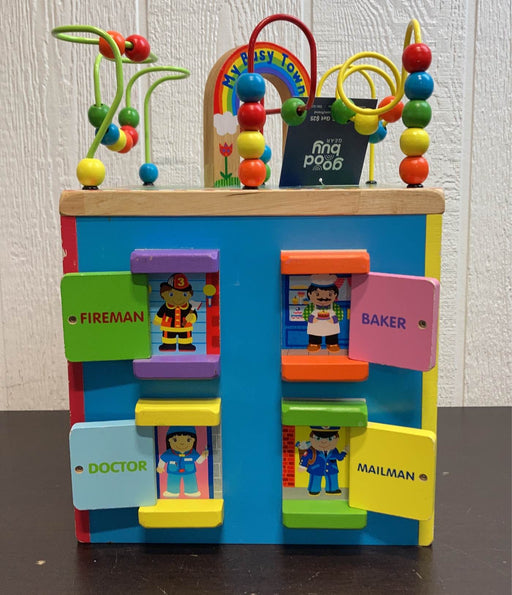 secondhand ALEX Toys Discover My Busy Town Wooden Activity Cube