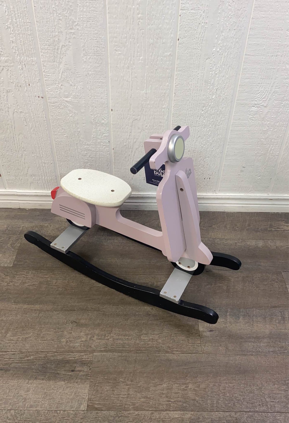 J.I.P. Wooden Rocking Scooter, Pink — GoodBuy Gear