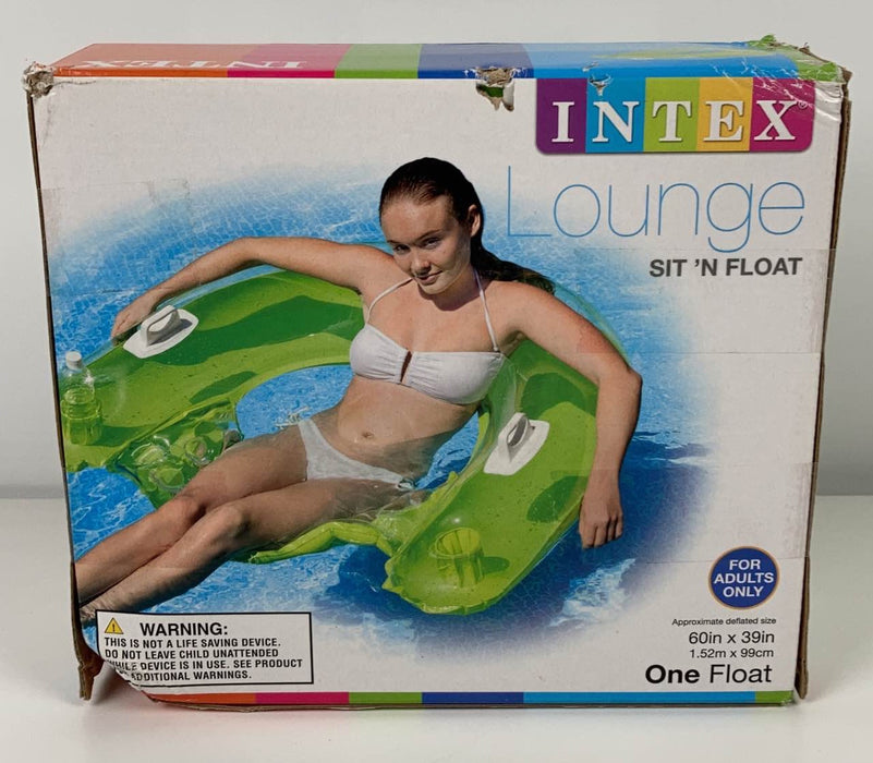 used Intex Sit N Float Inflatable Lounge