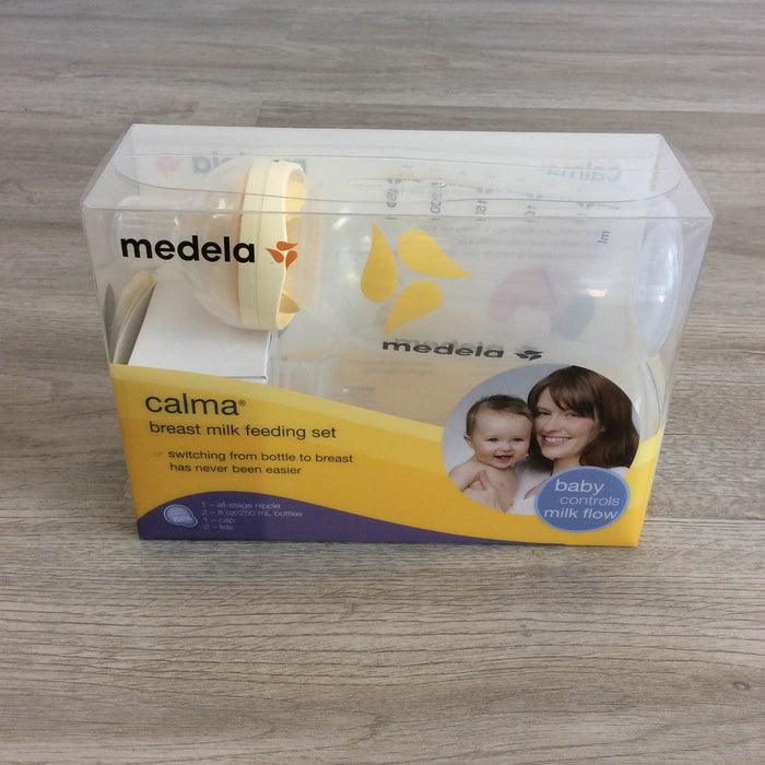 used Medela Calma Breast Milk Feeding Set, 8 Ounce