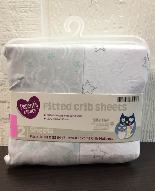 used Parent’s Choice Fitted Crib Sheets 2 Count