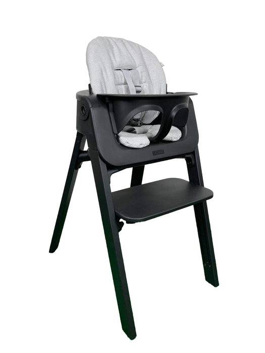 secondhand Stokke Complete Steps High Chair, Black