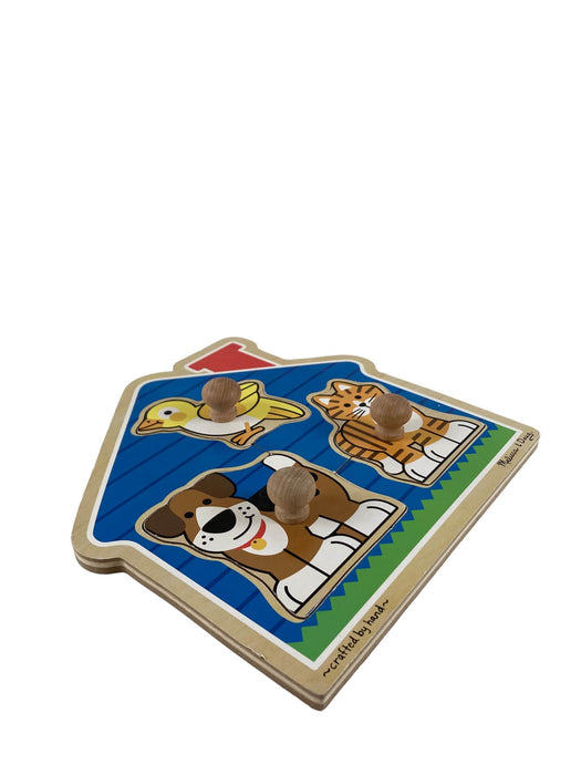 Shop Melissa & Doug Jumbo Knob Puzzle, House Pets at GoodBuy Gear