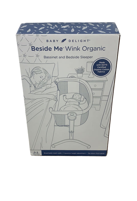 Shop Baby Delight Beside Me Wink Bassinet & Bedside Sleeper, Organic Oat at GoodBuy Gear