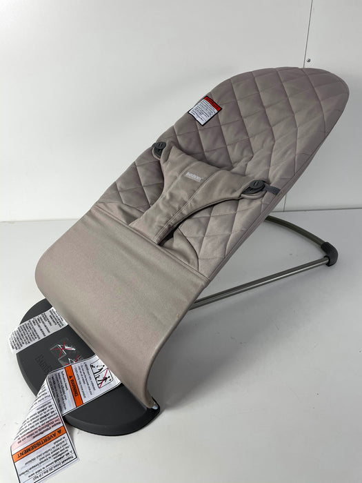 used Baby Bjorn Bouncer Bliss, Sand Gray Cotton