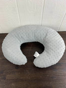 used Nursing Pillow Gray Minky Nursing Pillow