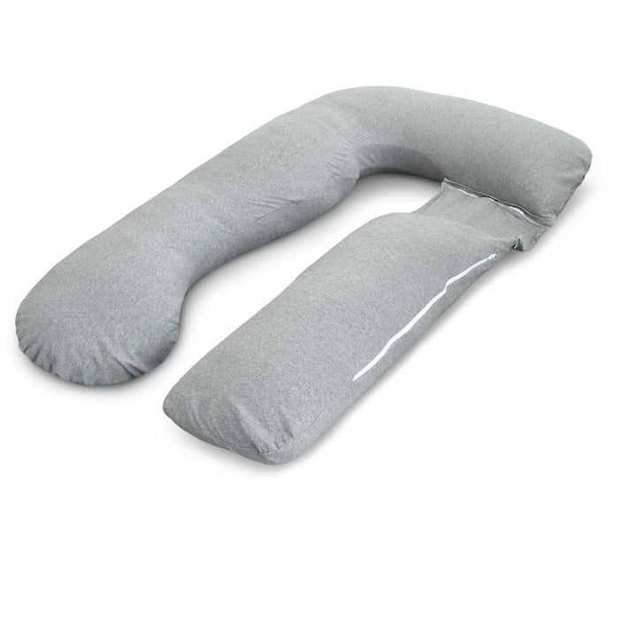 used Pharmedoc Full Body U-Shaped Pregnancy Pillow, Grey