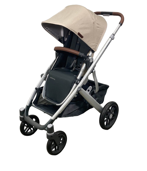 secondhand UPPAbaby VISTA V2 Stroller, 2021, Declan (Oat Melange)