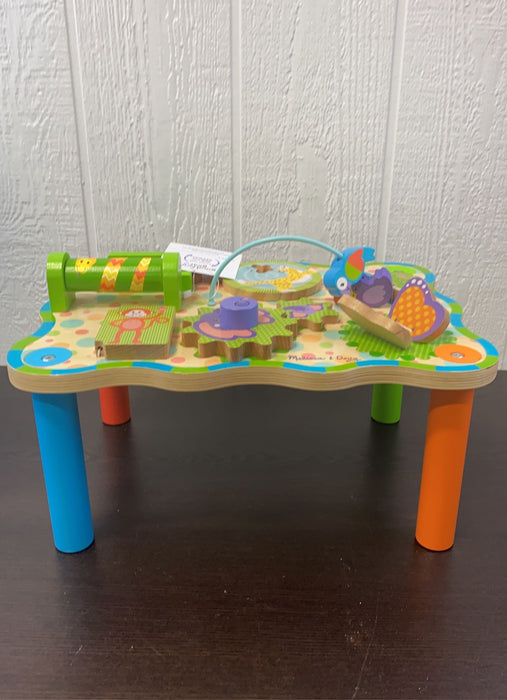 used Melissa & Doug Jungle Wooden Activity Table