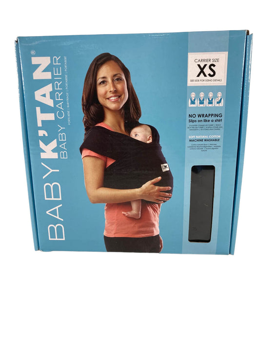 used Baby K'tan Baby Carrier, X-Small, Black, Original