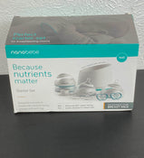 Shop Nanobébé Breastmilk Bottle Starter Set, Teal at GoodBuy Gear