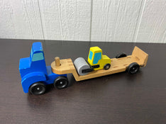 used Melissa & Doug Low Loader Vehicle Play Set