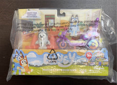 used Bluey Muffin's Cat Squad Bike Mini Playset