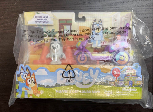 used Bluey Muffin's Cat Squad Bike Mini Playset