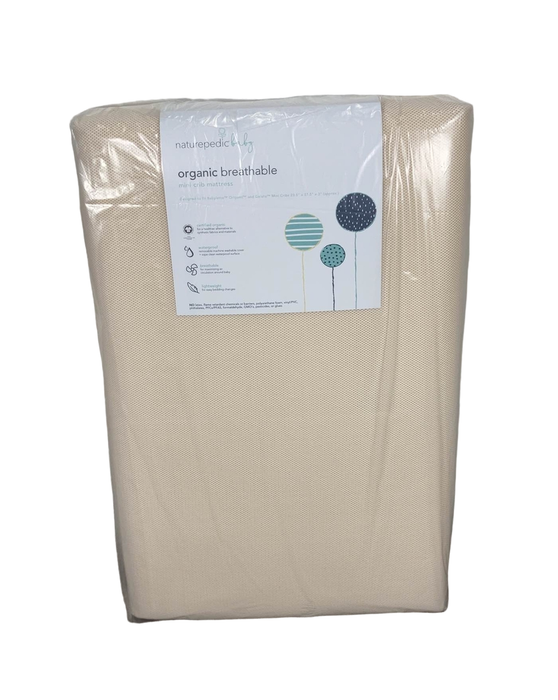 used Naturepedic Organic Classic Dual Firm Crib Mattress