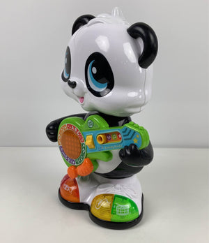 Leapfrog dancing store panda