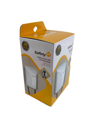 Safety 1St Outlet Cover With Cord Shortener Open Box Baby Proof