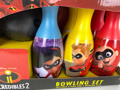 secondhand Disney Pixar Incredible 2 Bowling Set