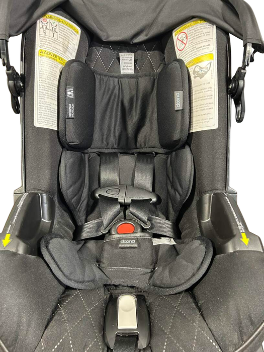 used Doona Infant Car Seat & Stroller Combo, 2020, Midnight