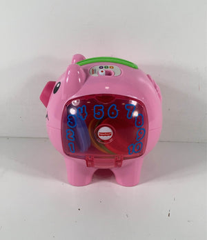 Fisher-Price Laugh & Learn Smart Stages Piggy Bank, Cha-ching! WORKING !!!