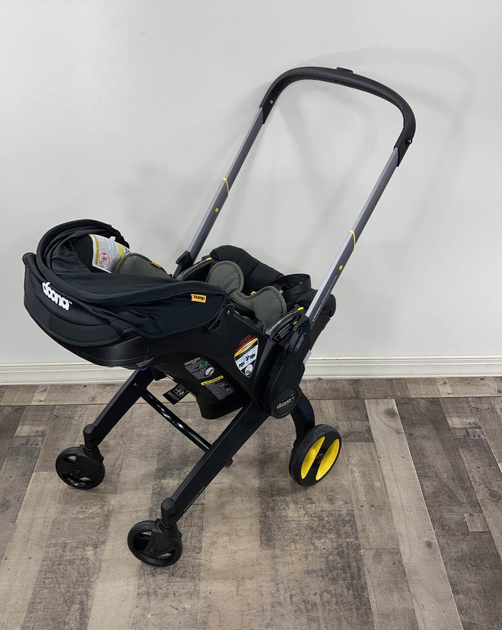 Doona Infant Car Seat & Stroller Combo, 2022, Nitro Black