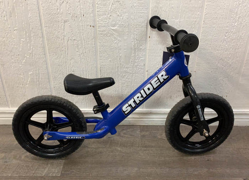 secondhand Strider Balance Bike 12 Classic, Blue, Classic 12"