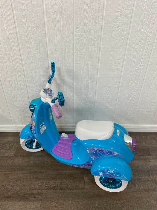 used Disney Pixar Frozen 3-Wheel Scooter Battery Powered Ride-On