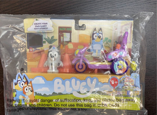 used Bluey Muffin's Cat Squad Bike Mini Playset