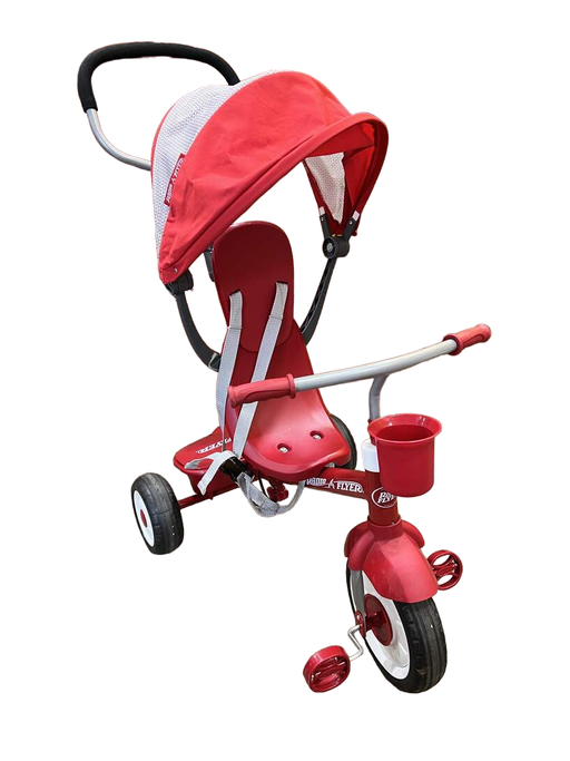 used Radio Flyer 4-in-1 Stroll 'n Trike, Red