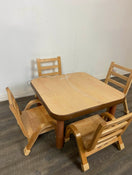 secondhand Angeles Natural Wood Toddler Activity Table And Chairs