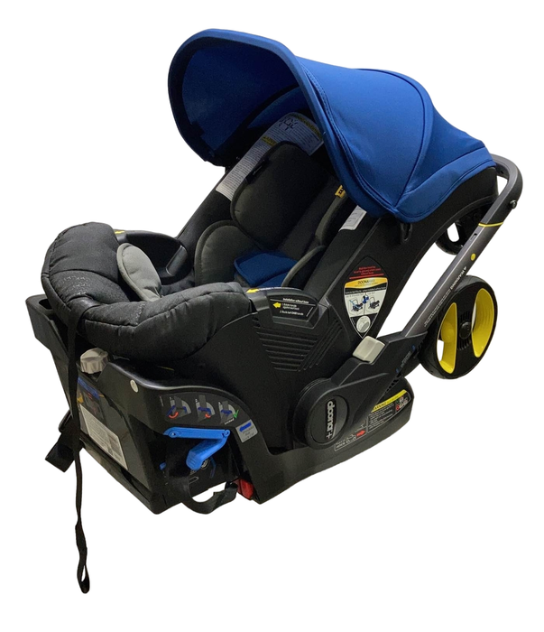 used Doona Infant Car Seat & Stroller Combo, 2022, Royal Blue