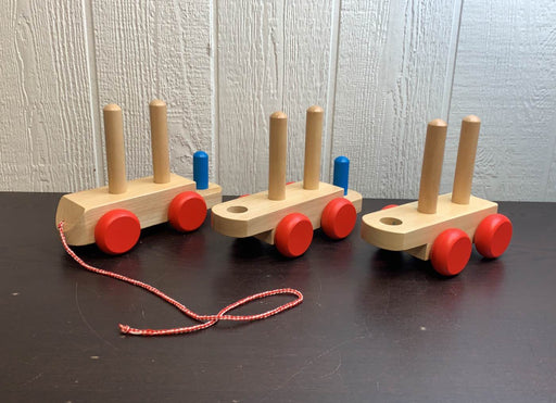 secondhand Melissa & Doug Stacking Train Toddler Toy