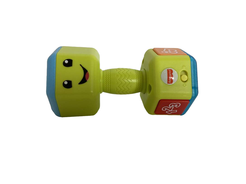 used Fisher Price Laugh & Learn Countin' Reps Dumbbell